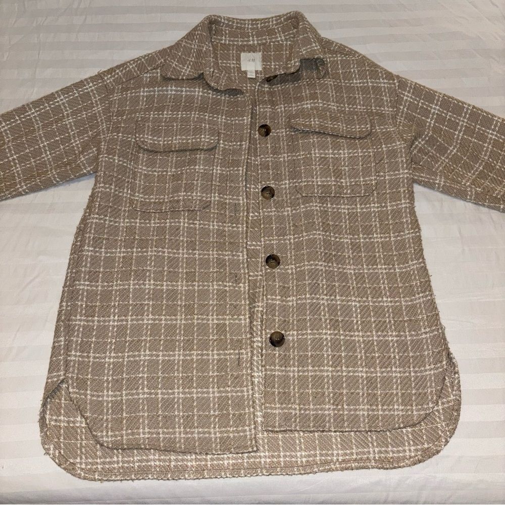 H&M Oversized Plaid Shacket